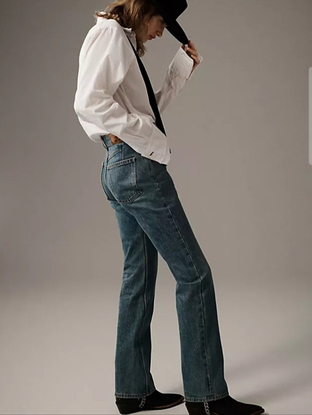 We The Free Women's Bootcut Jeans in Teal Blue